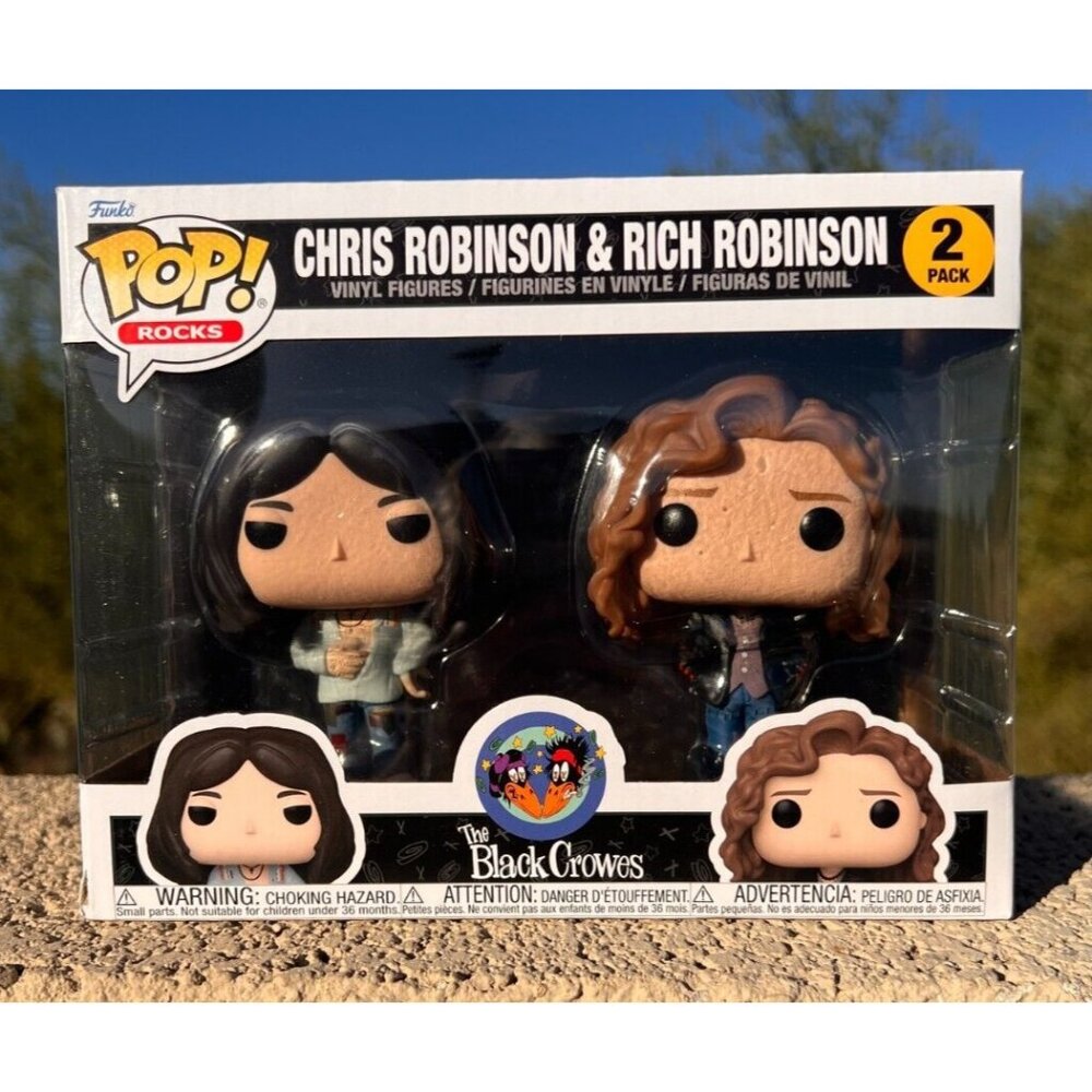 Funko Pop! Rocks - The Black Crowes -Chris Robinson & Rich Robinson (NEW)